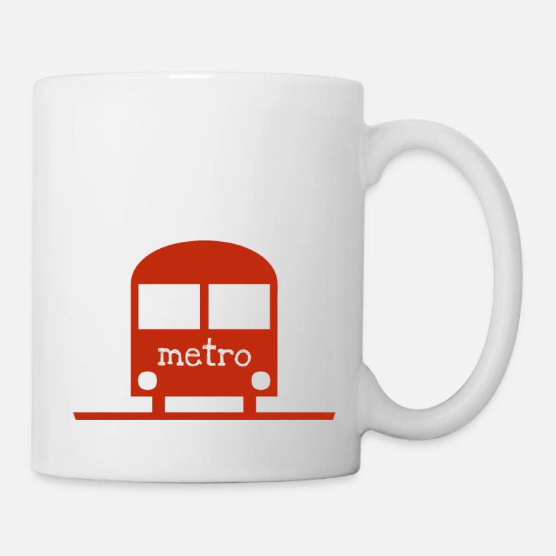 metro - Mug - white