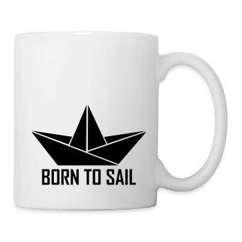 born to sail - Mug - white - Right