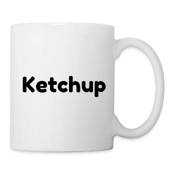 Paarshirt Ketchup-Mayo - Tasse - Weiß - Rechts
