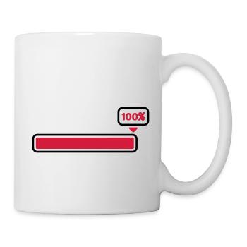 100 % - Tasse - Weiß - Rechts