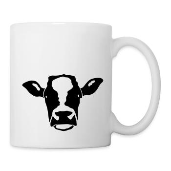 cow head - Mug - white - Right