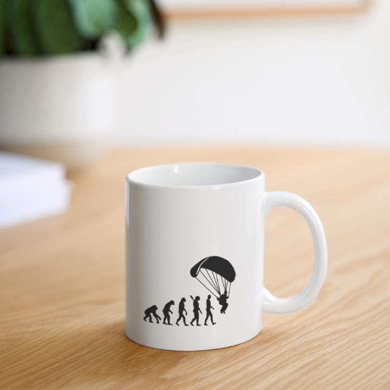 Évolution Parachutisme Mug blanc