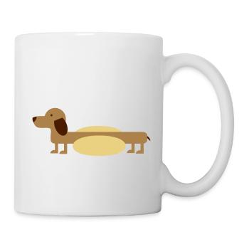 Hot-Dog - Tasse - Weiß - Rechts