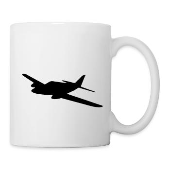 Leichtflugzeug - Tasse - Weiß - Rechts
