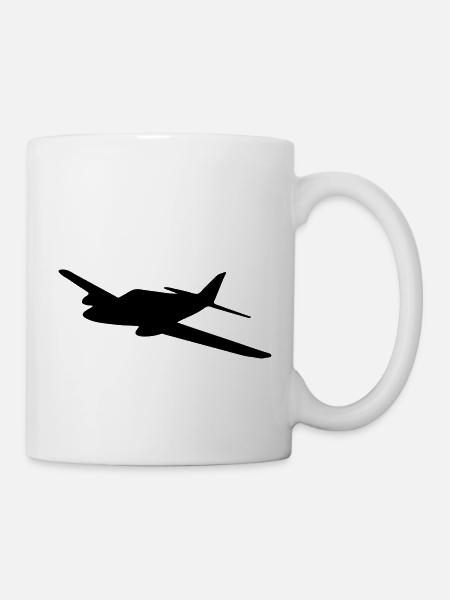 avion tourisme - Mug blanc - blanc