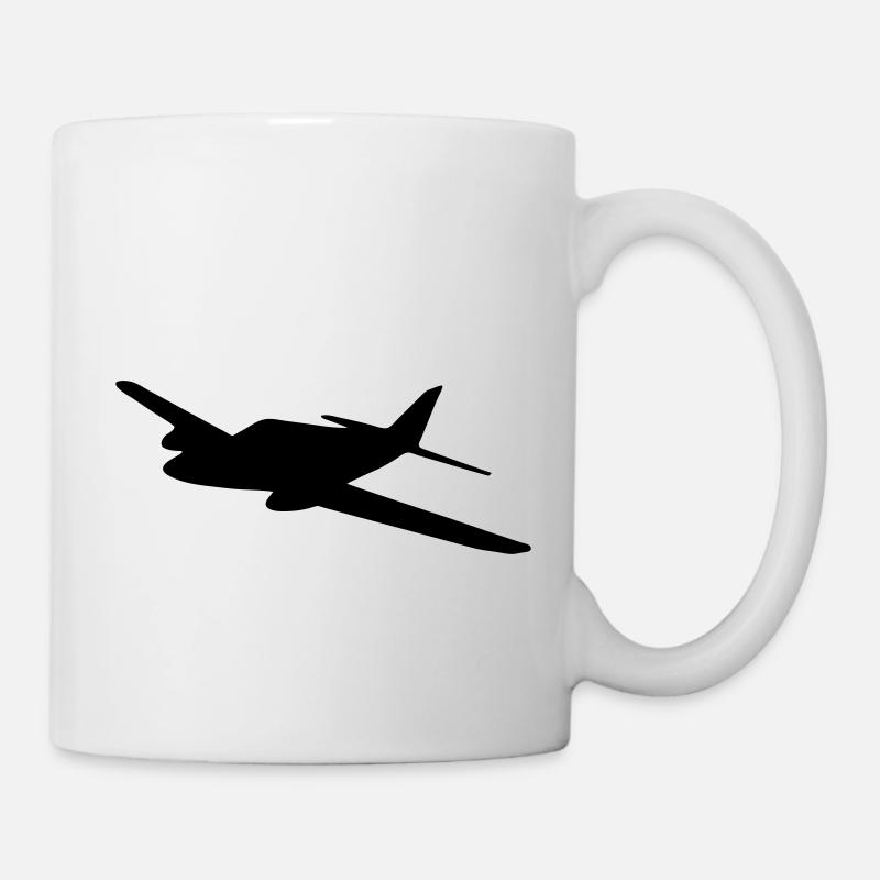 avion tourisme - Mug blanc - blanc