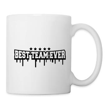 Best Team Ever Stamp - Mug blanc - blanc - Droite