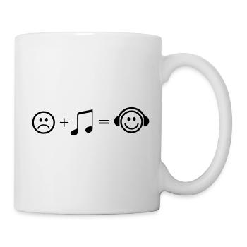 Happy Musician - Tasse - Weiß - Rechts