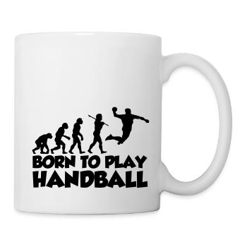 handball evolution born to play - Mug - white - Right