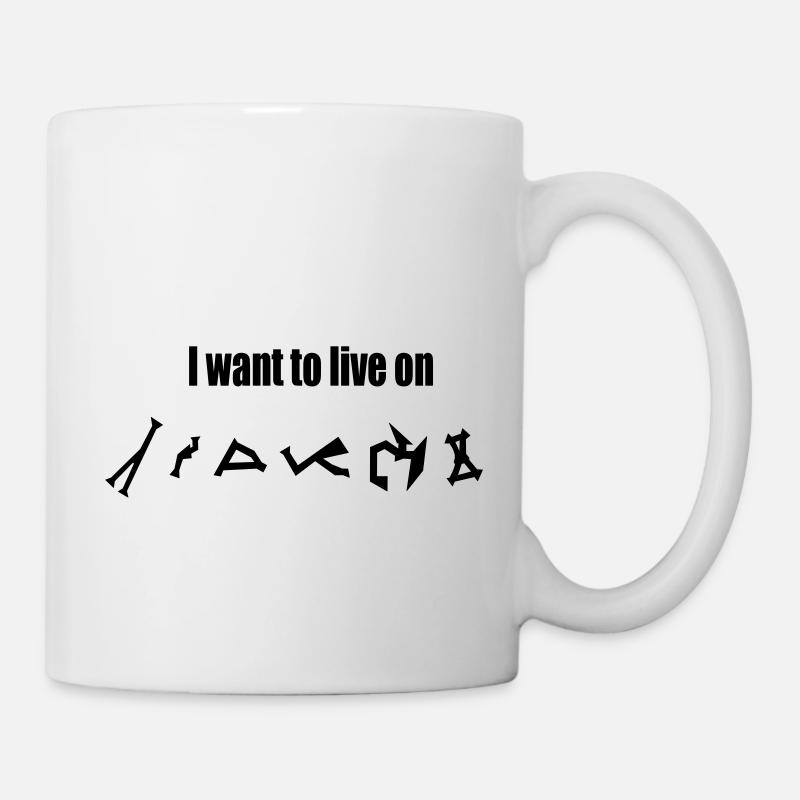 Adress among the stars - Tasse - Weiß