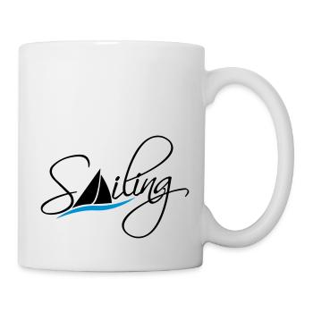 Sailing Logo Design - Mug - white - Right