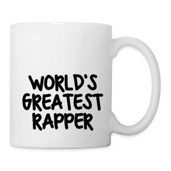 worlds greatest rapper - Tasse - Weiß - Rechts