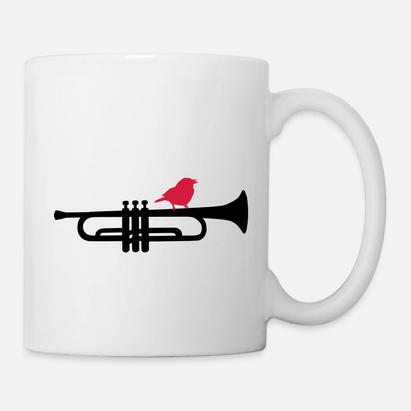 trumpet - Tasse - Weiß