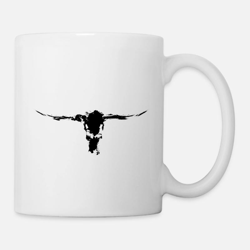 Bull Black - Tasse - Weiß