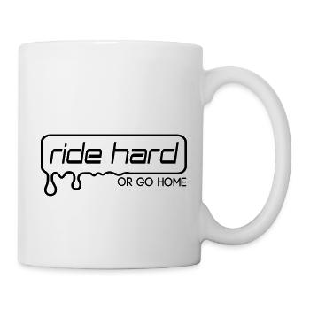 monter dur ou rentrer à la maison - Mug blanc - blanc - Droite
