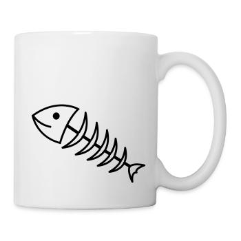 fischgraete1 - Mug blanc - blanc - Droite