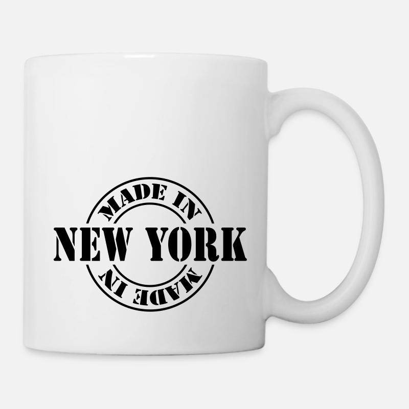 made in new york m1k2 - Tasse - Weiß