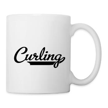 Curling - Tasse - Weiß - Rechts