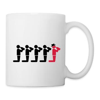 Five men - Tasse - Weiß - Rechts