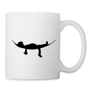 Hammock sleep cozy holiday chill - Mug - white - Right