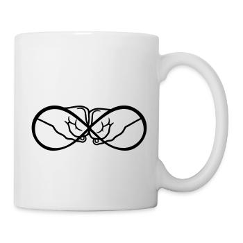 2 Bro Fist Infinite Fists Friends Team Greeting - Mug - white - Right