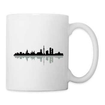 Skyline München - Tasse - Weiß - Rechts
