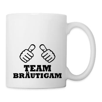 Team Bräutigam - Tasse - Weiß - Rechts