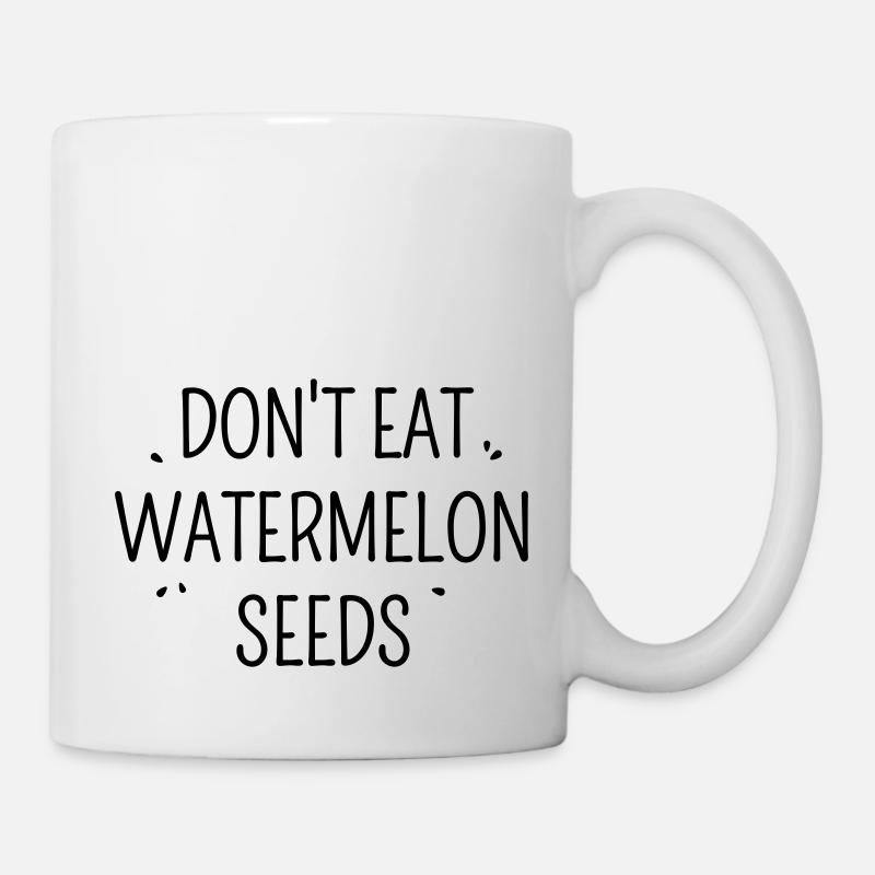 Watermelon Seeds Schwangerschaft - Tasse - Weiß