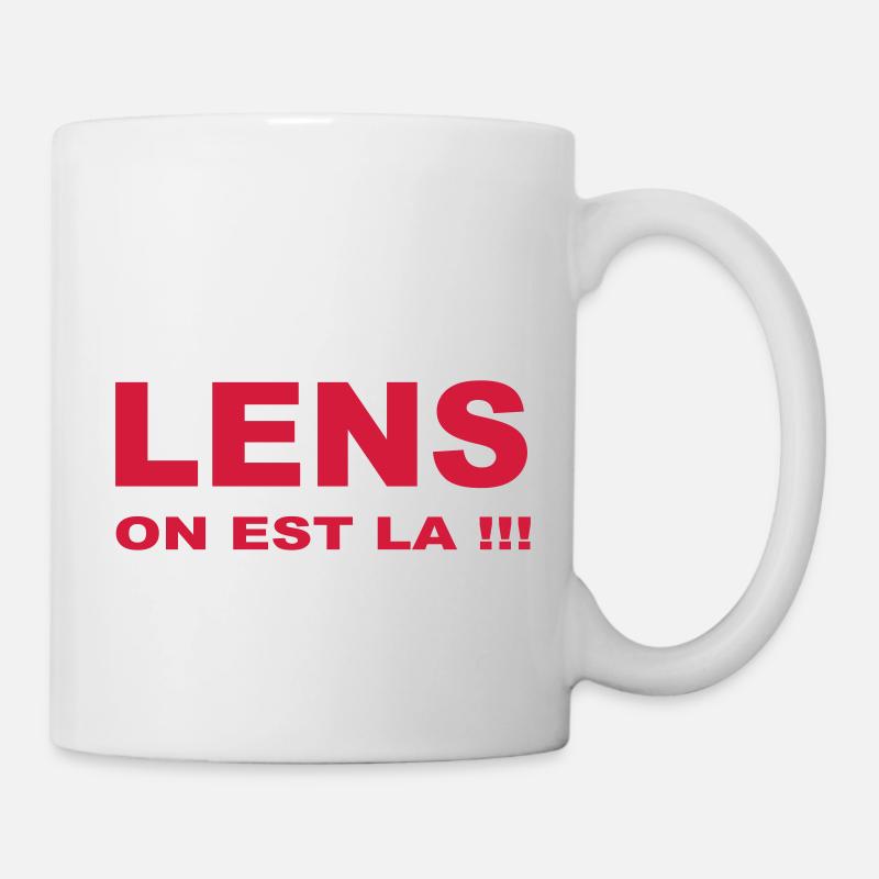 lens on est la - Mug blanc - blanc