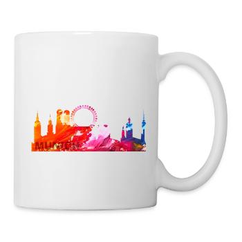 Munich, Munich skyline, Bavaria, Germany - Mug - white - Right