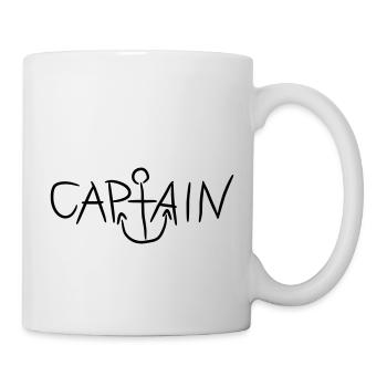 Captain Comic Anker Logo - Mug - white - Right