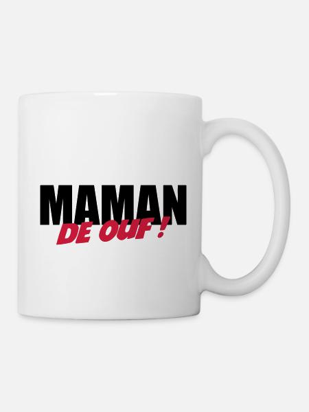 Maman de ouf ! - Mug blanc - blanc