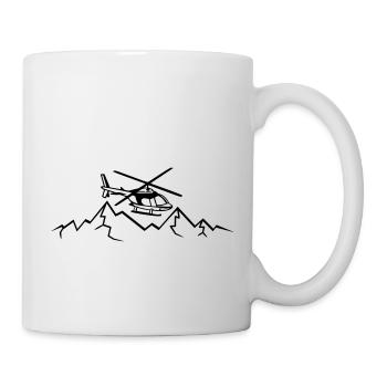 Mountain rescue plane emergency mountain rescue se - Mug - white - Right
