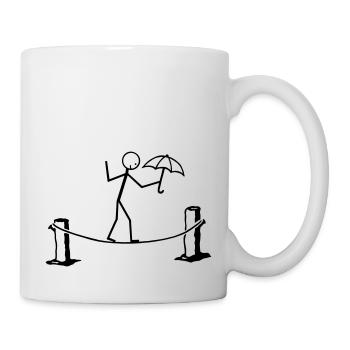 Slackline - Tasse - Weiß - Rechts