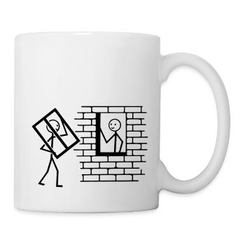 Fensterbauer - Tasse - Weiß - Rechts