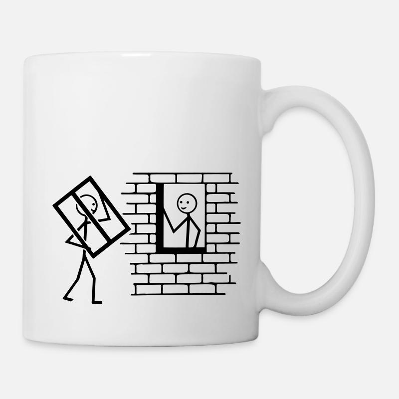 Fensterbauer - Tasse - Weiß