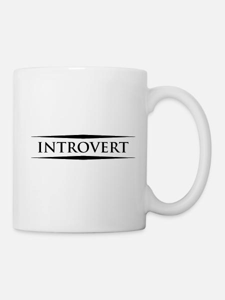 Introvertiert - Tasse - Weiß