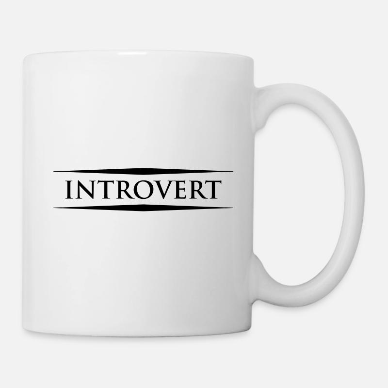 Introvertiert - Tasse - Weiß