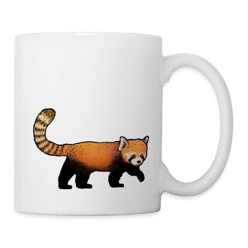 Panda Roux / Red Panda 02 - Mug blanc - blanc - Droite