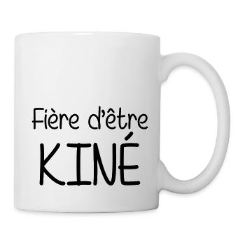 Fière d'être Kiné - Mug - white - Right