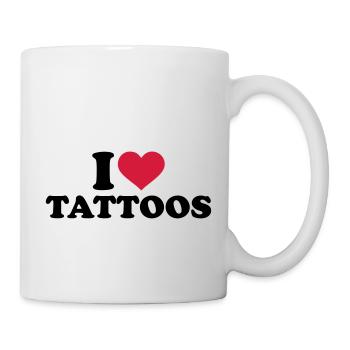 Tattoo - Tasse - Weiß - Rechts