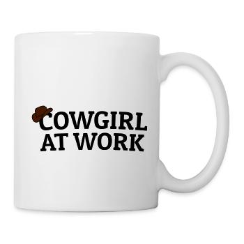 Cowgirls at work - Mug - white - Right
