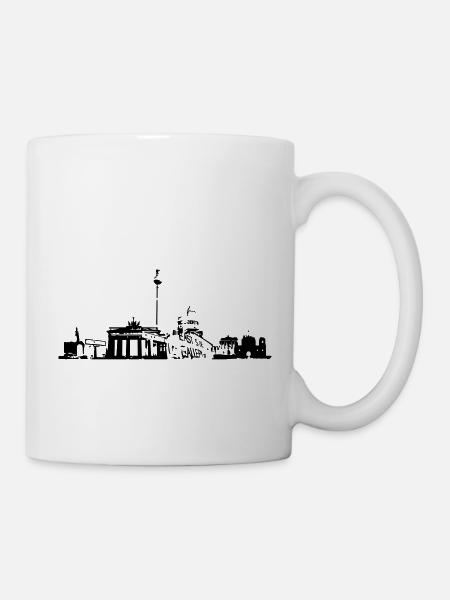 Berlin Skyline - Tasse - Weiß
