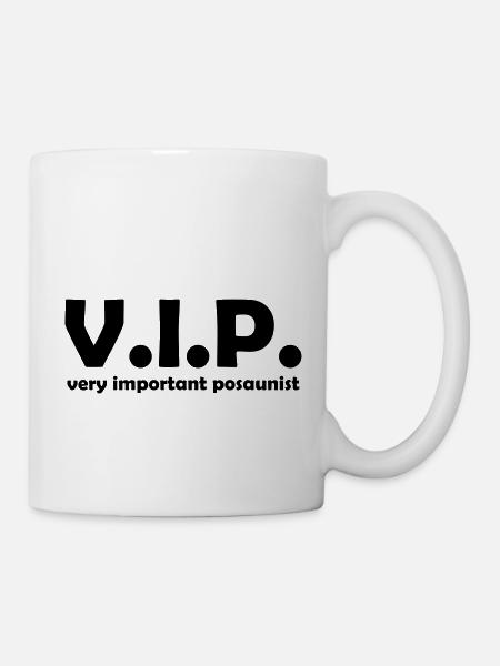 Very important Posaunist Posaune Sprüche - Tasse - Weiß
