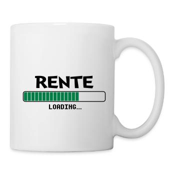 Rente loading... - Tasse - Weiß - Rechts