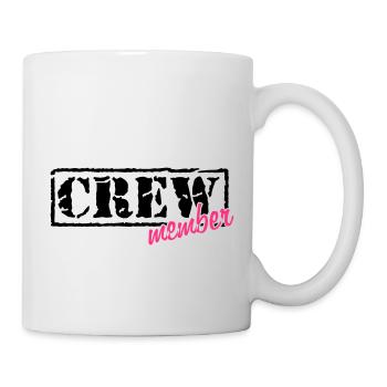 crew member (Farben frei wählbar) - Tasse - Weiß - Rechts