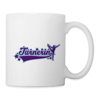 Turnerin Schriftzug 01 - Tasse - Weiß - Rechts