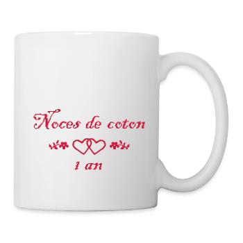 NocesLUI - Mug blanc - blanc - Droite