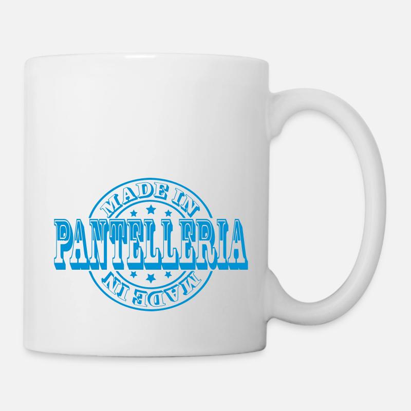 Fabriqué à Pantelleria m1 - Mug blanc - blanc