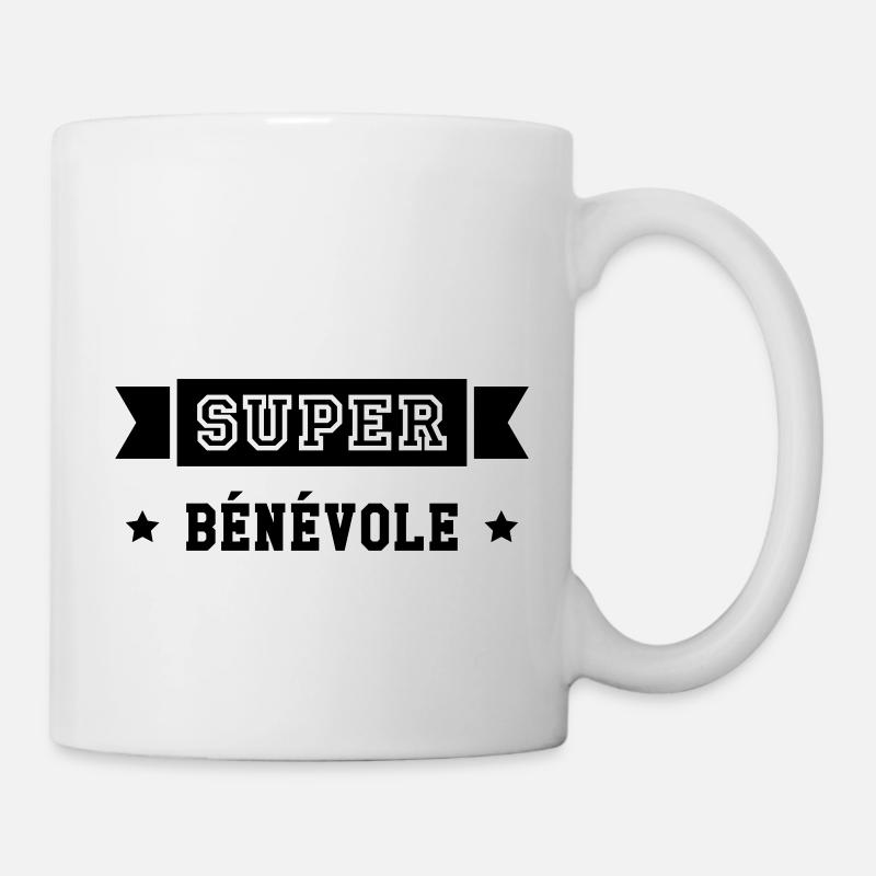 Bénévolat / Bénévole / Solidaire / Humanitaire - Mug blanc - blanc